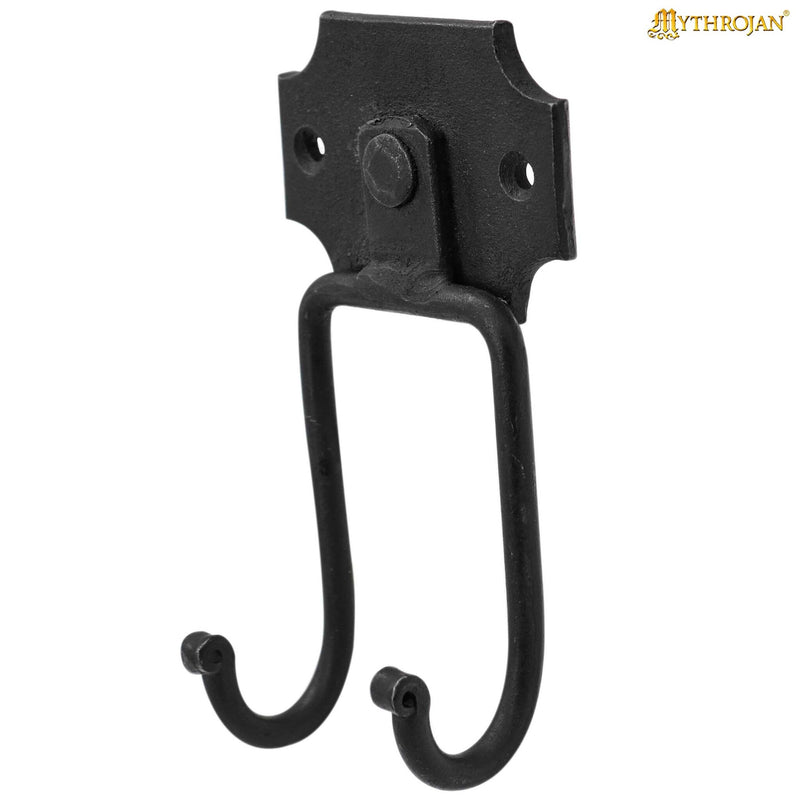 Colgador de pared para espadas, negro 