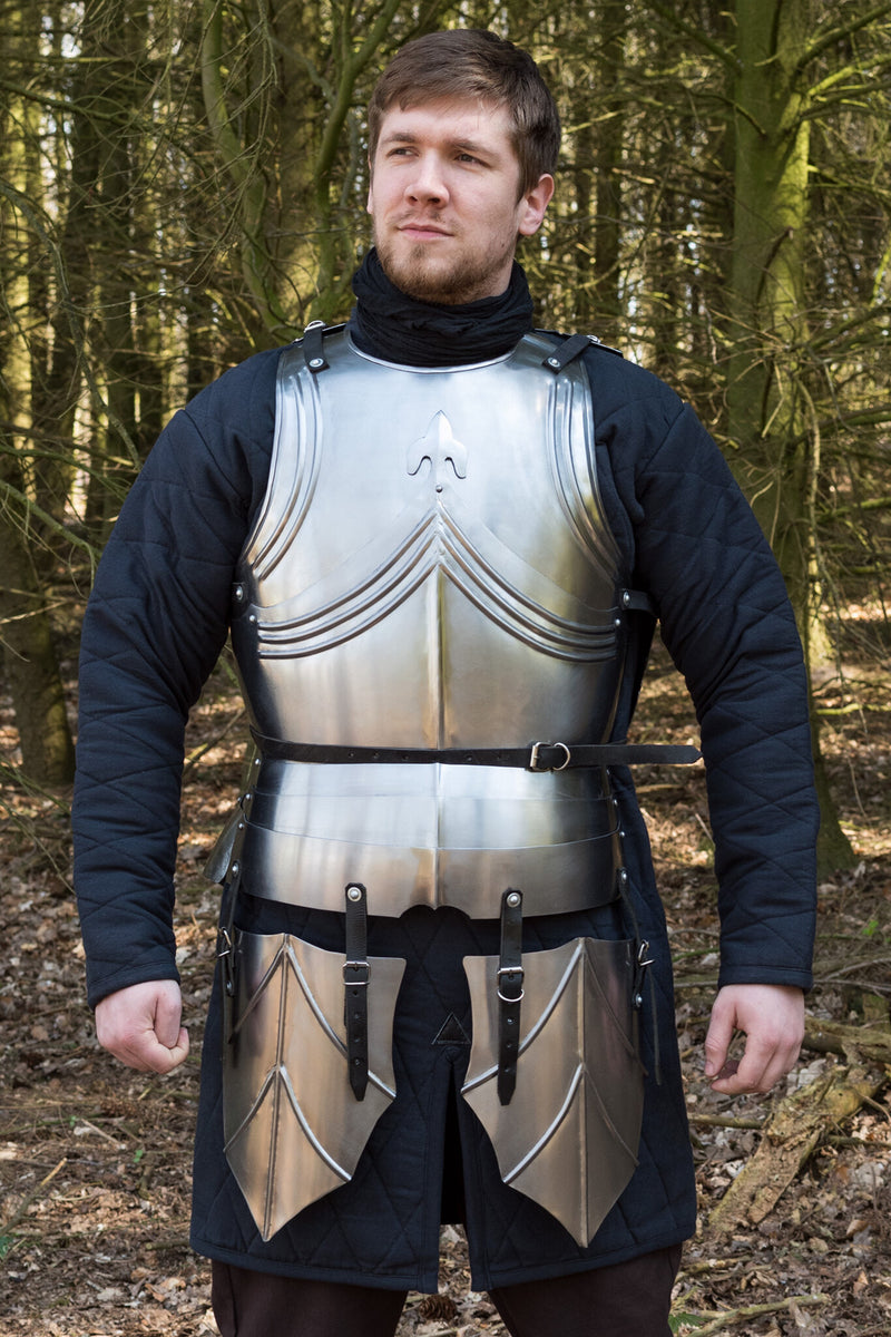 Gotisk bröstharnesk med tassets, 1-1,2 mm 