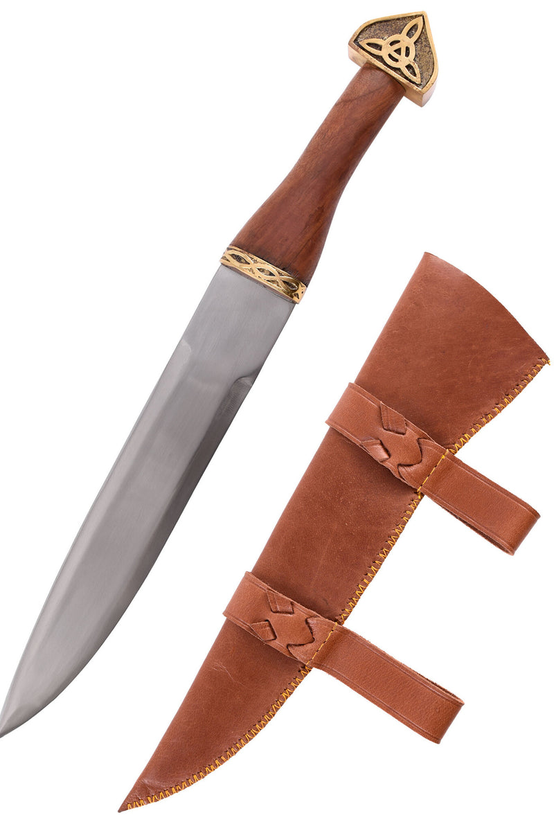 Triquetrasax met houten handvat, semi-scherp