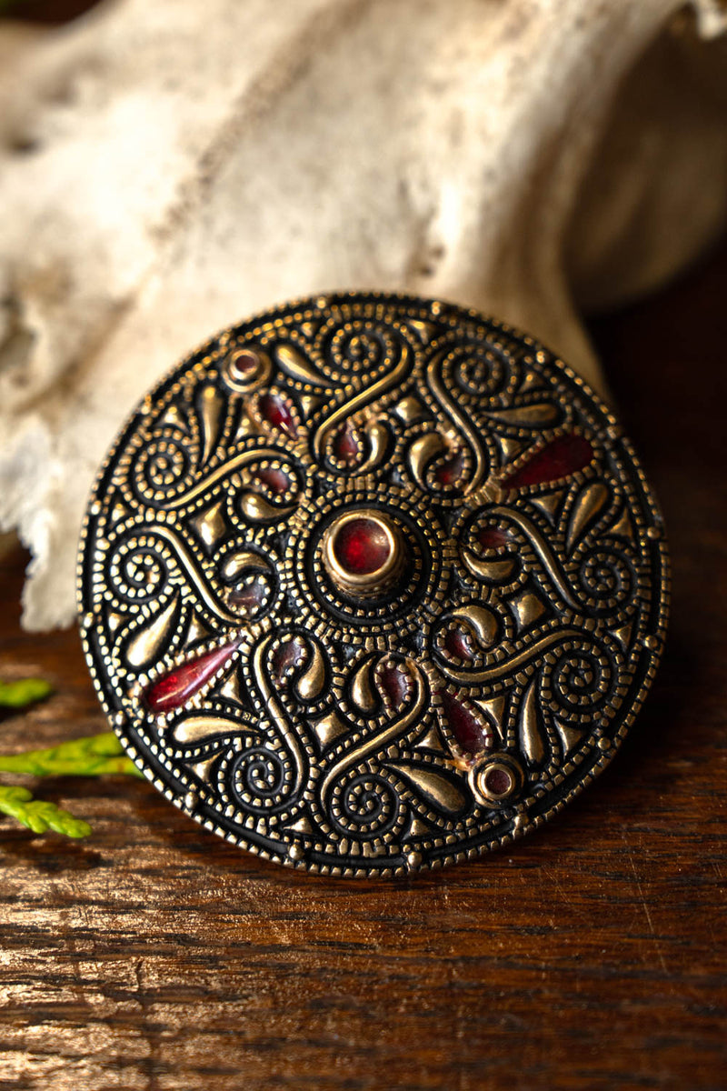 Keltische broche Auvers Sur Oise, brons