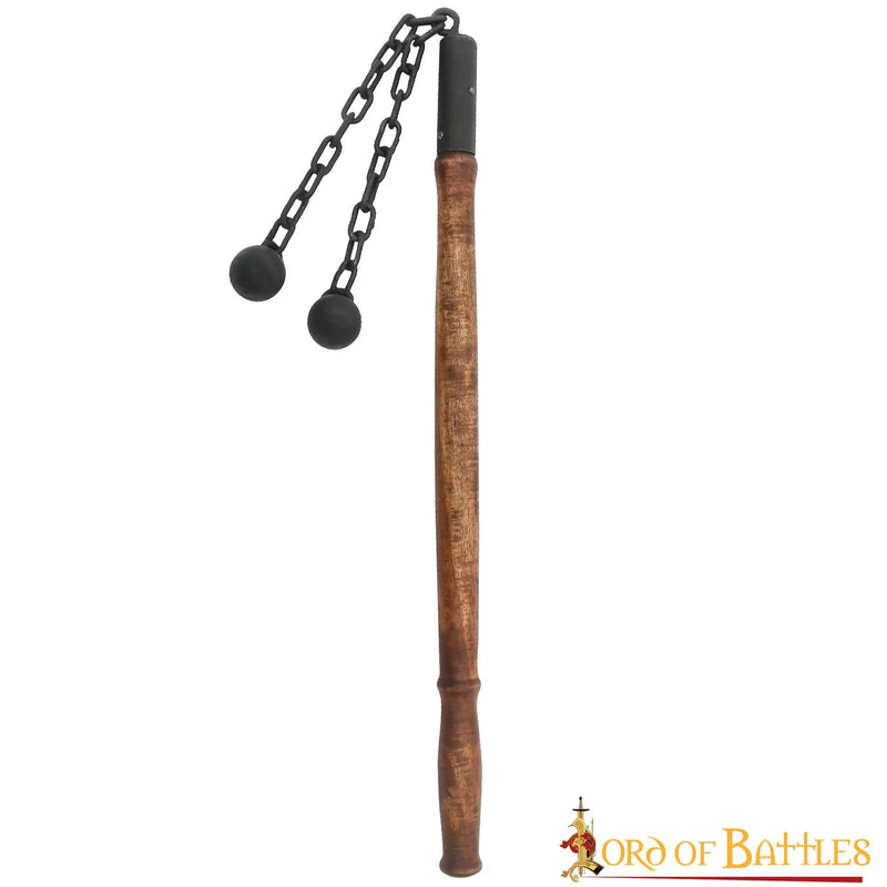 Double medieval flail, semi-sharp