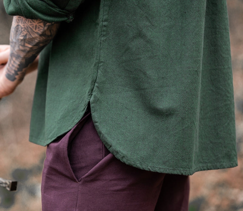 Średniowieczna koszula Georg, zielony