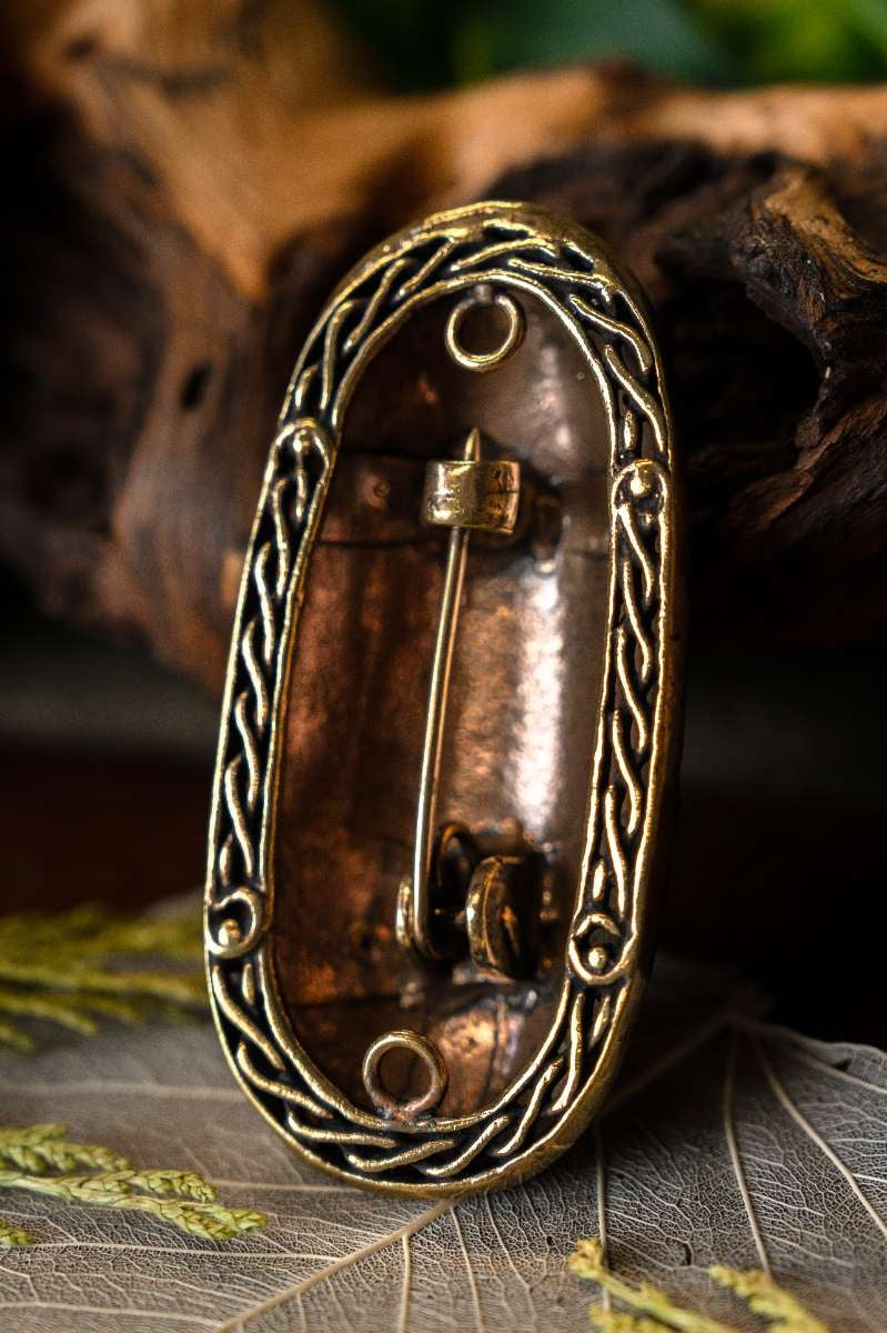 Viking tortuga broche cruces solares, bronce, precio por pieza 