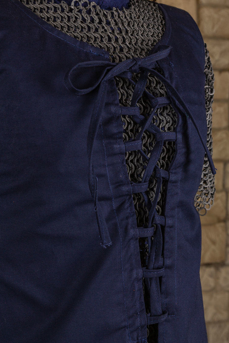 Middeleeuwse overjurk Leandra, blauw