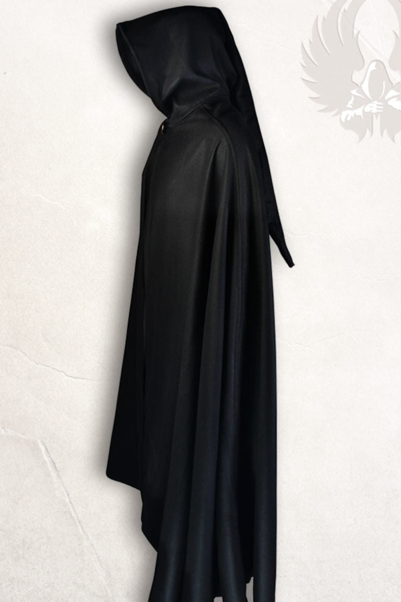 Mantel Gora, zwart, wolmix