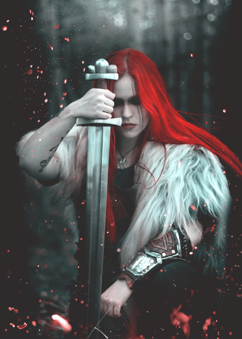 Espada vikinga del siglo X tipo Petersen S, desafilado (battle-ready) 