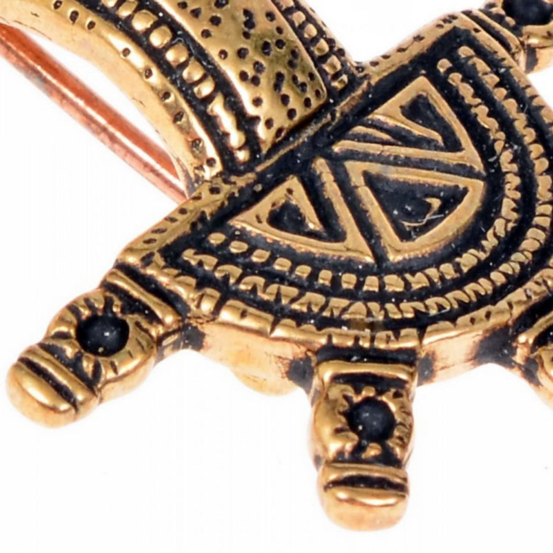 Germaanse fibula type Hahnheim, brons