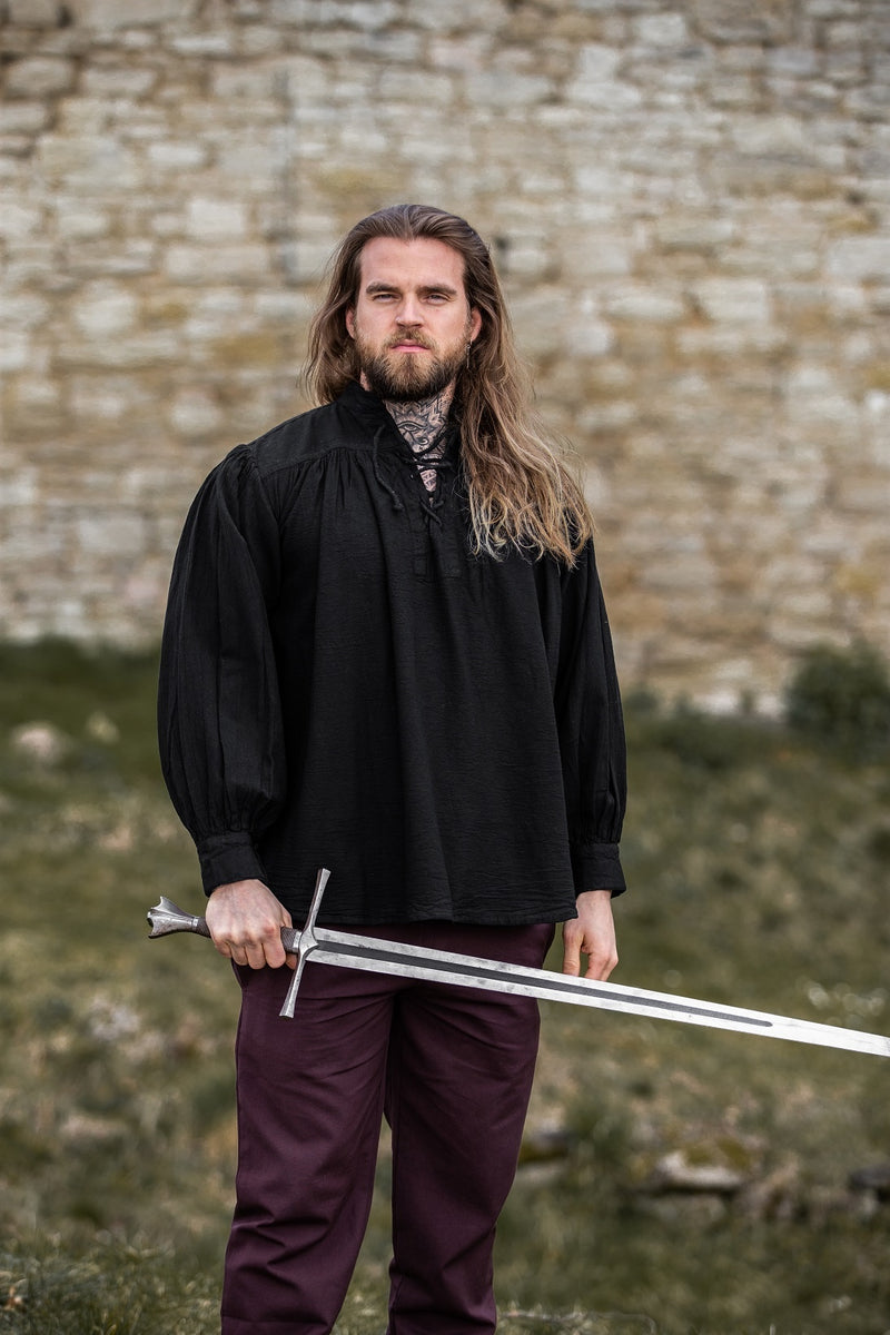 Medieval shirt, black