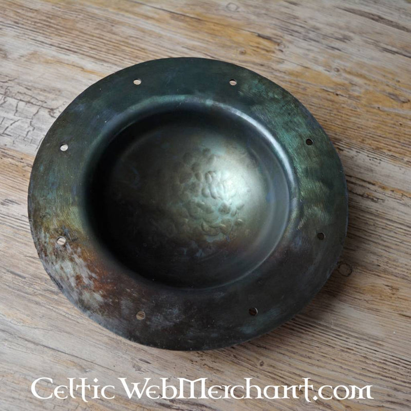 umbo forjado a mano para escudo redondo 