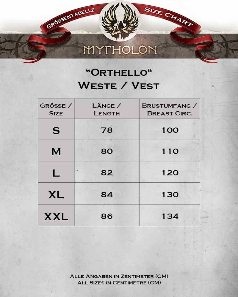 Leren vest Orthello, 16e-17e eeuws, zwart