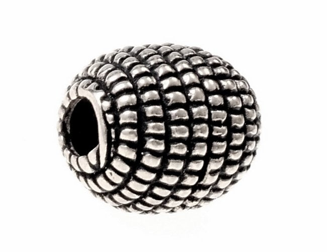 Vikkelbaard Bead Dublin, Silber -plattierter Bronze