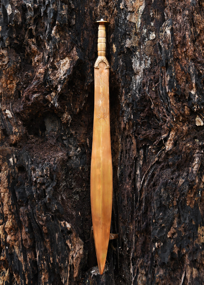 Bronzealder sværd Danmark, halvskarpt 