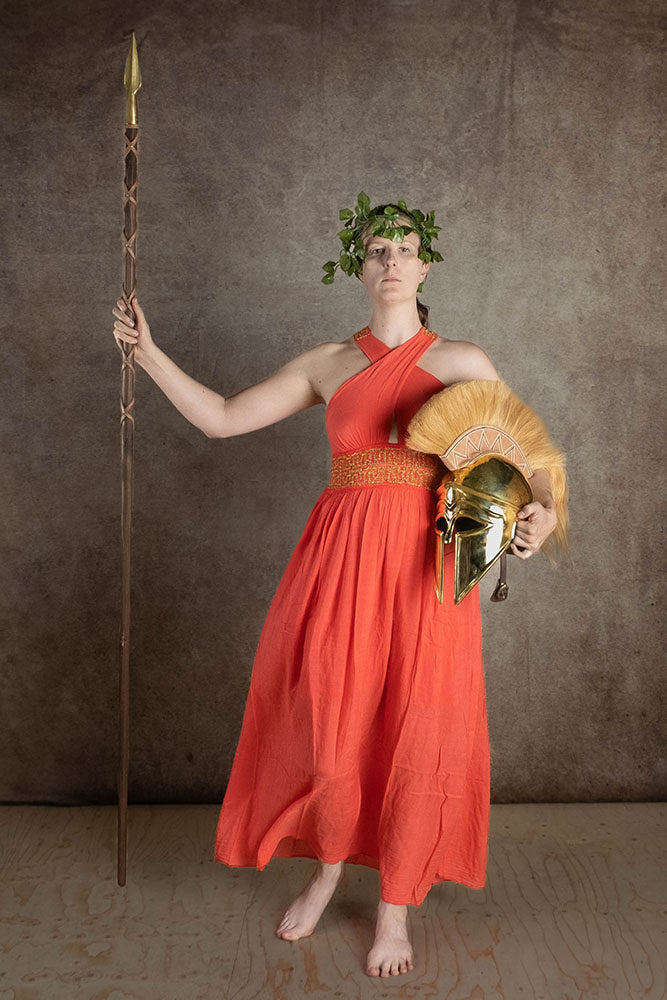 Gudinnan Klä Persefone, korallröd 