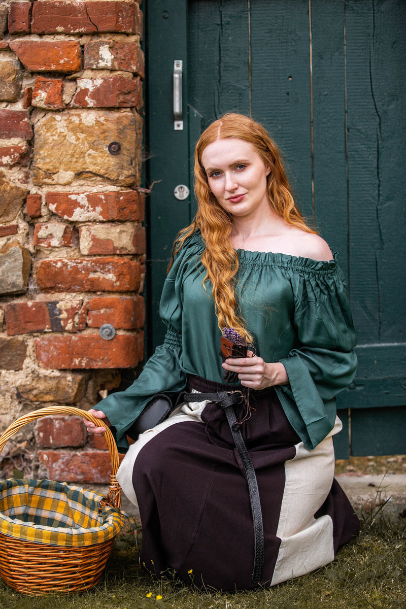 Chemisier Renaissance, vert 