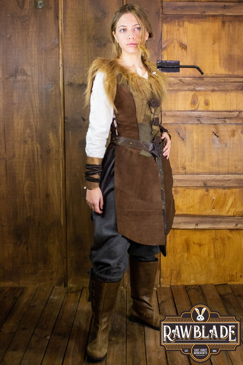 Falcon Lederwams, Damen, braun 