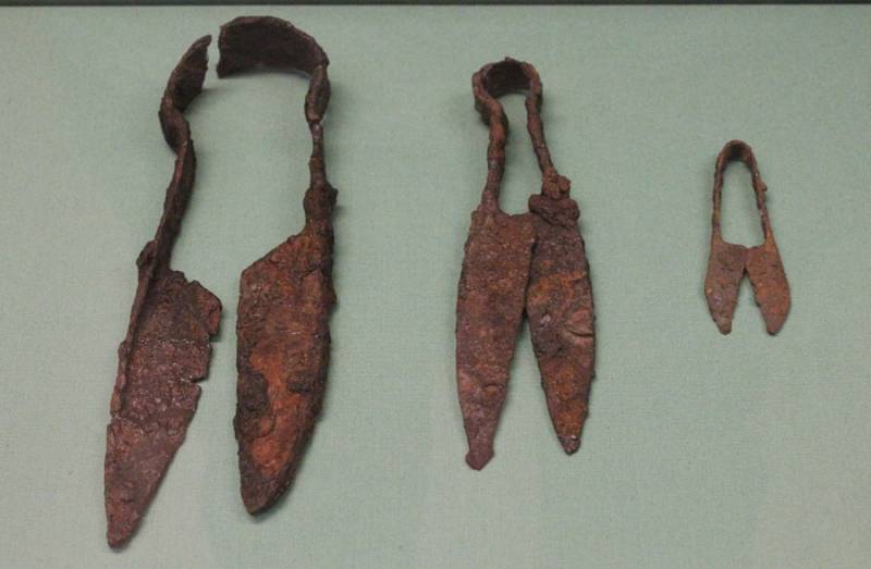 Tijeras medievales, 13 cm 