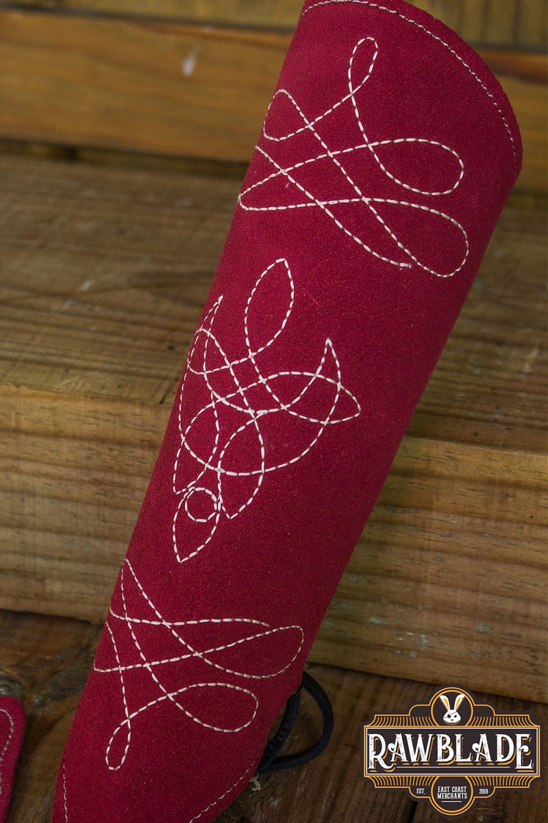 Vryla Premium bracers, onderarmbeschermers, rood