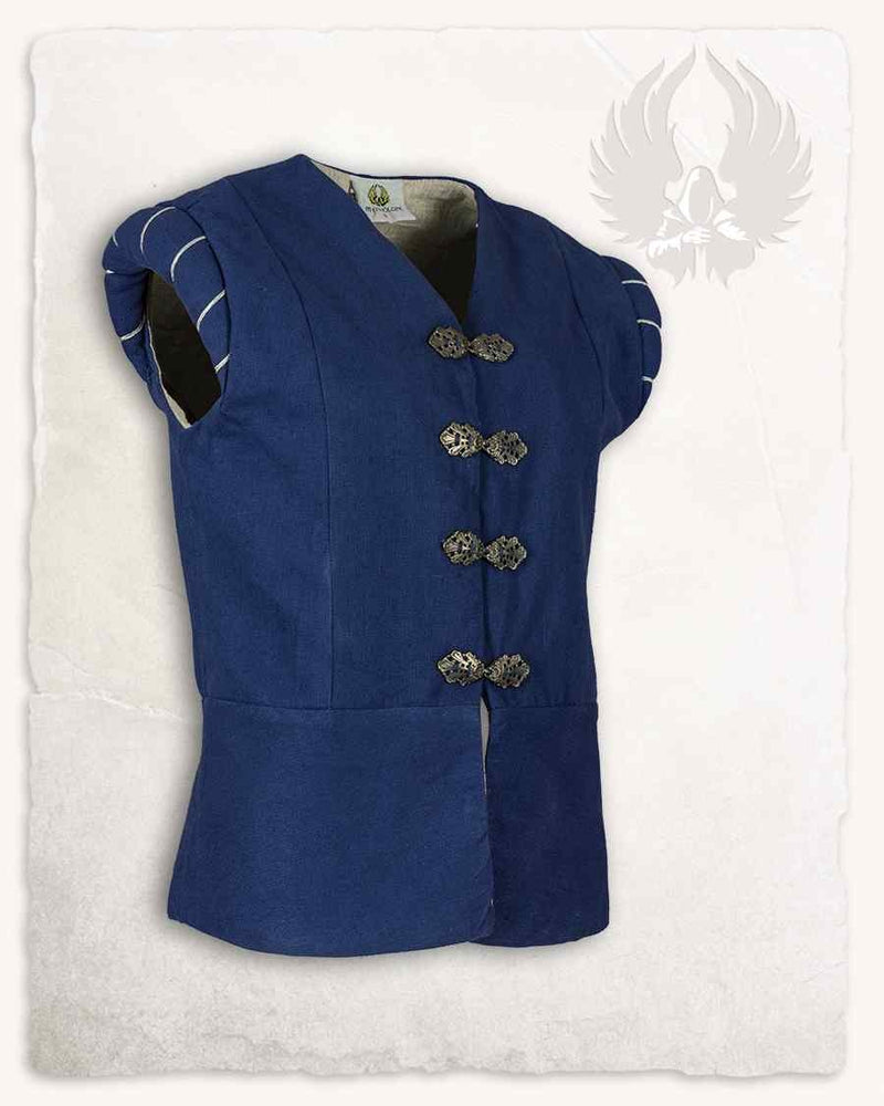 Renaissance Doublet Tudor, blauw