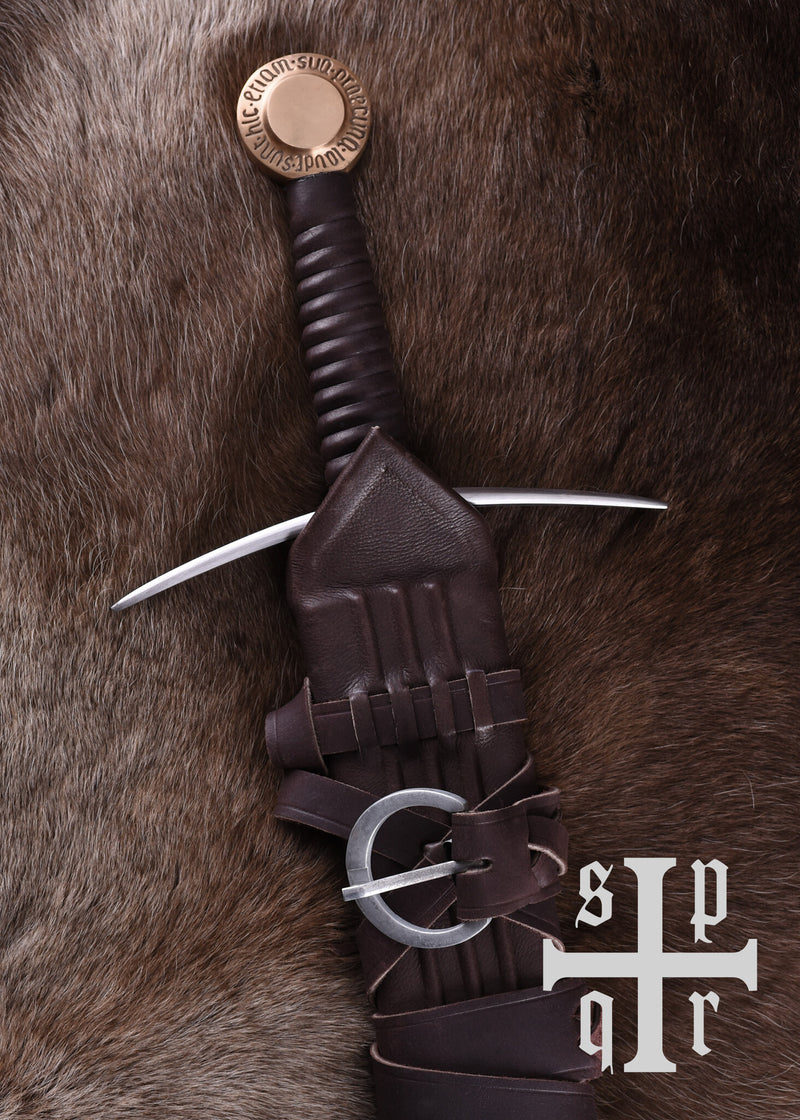 Middelalderlig sværd Oakeshott XIV, kobber, stump (battle-ready) 