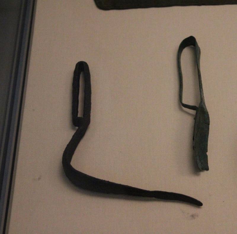 Romeinse ijzeren strigilis