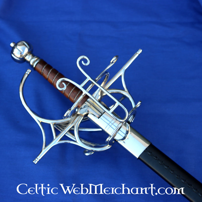 Rapier 16th century with scabbard, semi-sharp