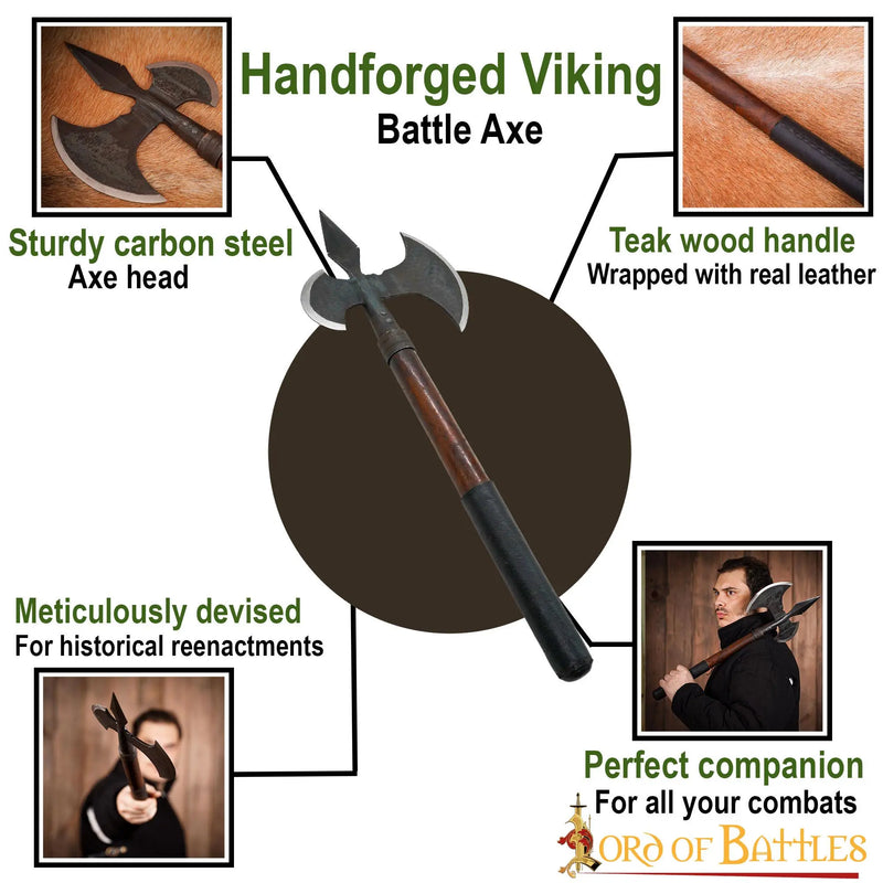 Battle axe Henry, 16th century, semi-sharp