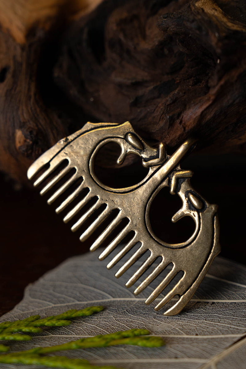 Wikingerkamm im Ringerike-Stil, Bronze 