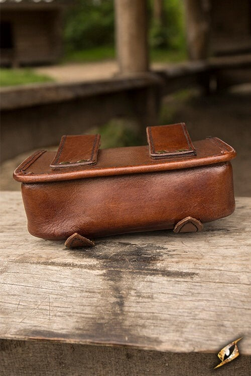 Ledergürtelbeutel Niccola, braun