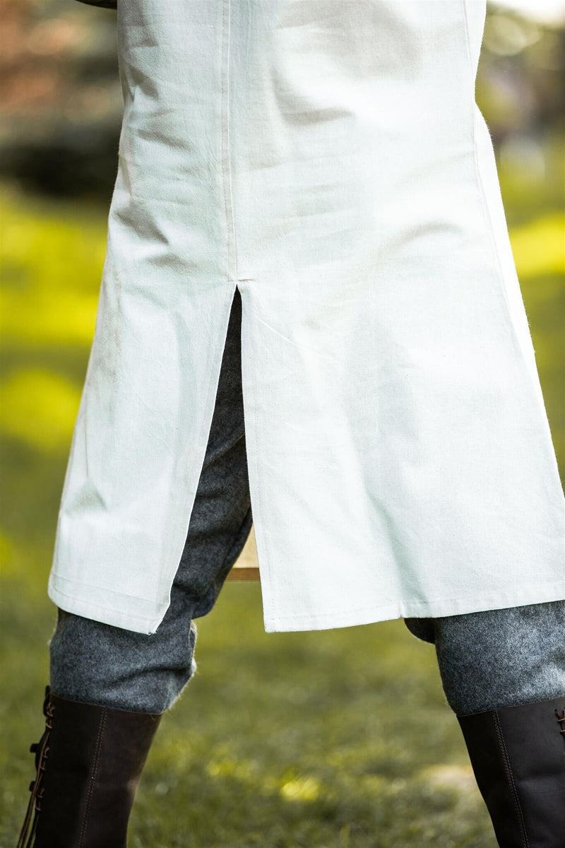 Keltische tuniek, korte mouwen, crème