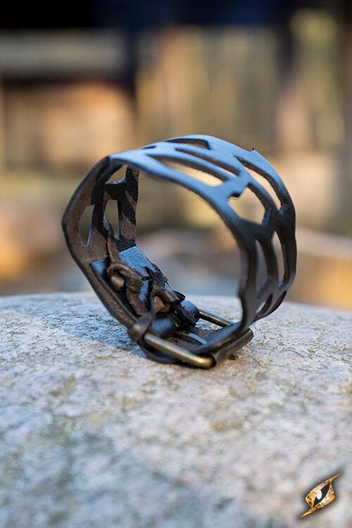 Filigranarmbånd, læder 