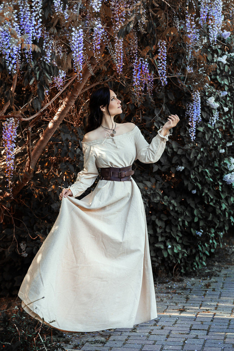 Sukienka Alina, naturalny 