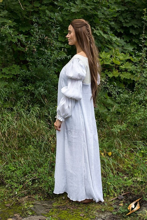 Renesansowa sukienka Lucretia, naturalna