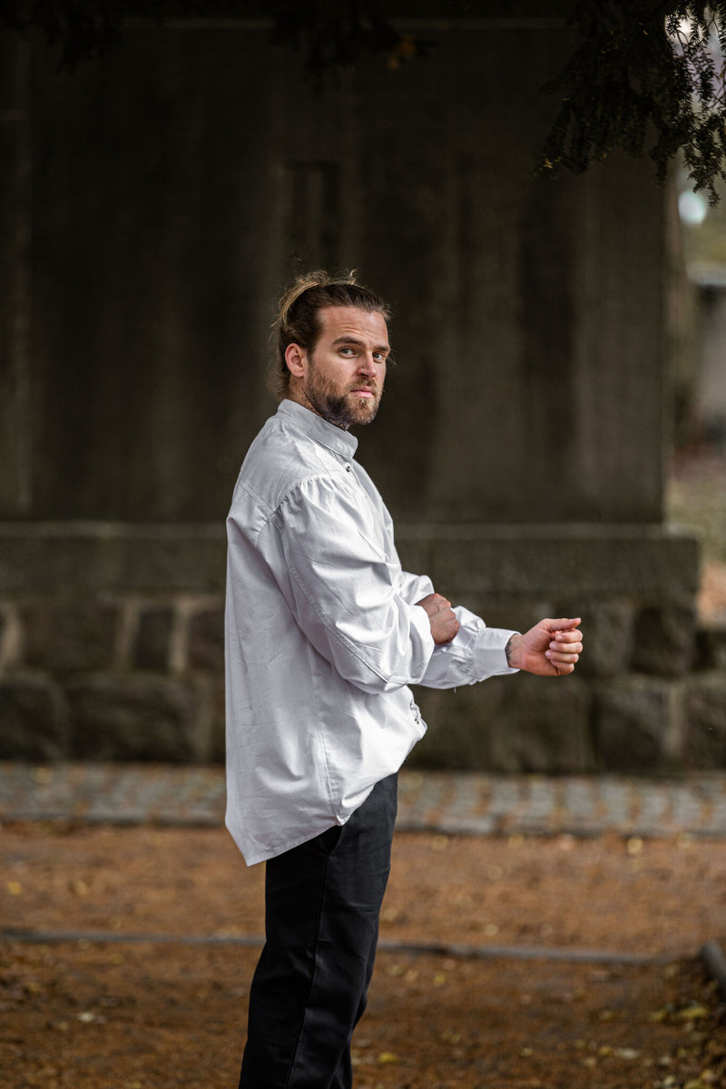 Średniowieczna koszula Dagwin, biała