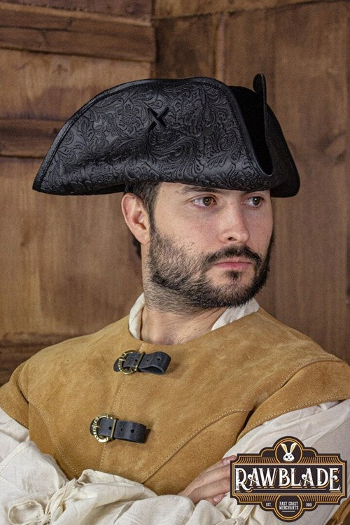 Jack Rackham hoed, deluxe, zwart