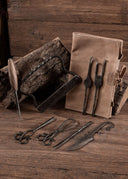 Surgery set, 8 pieces, with case