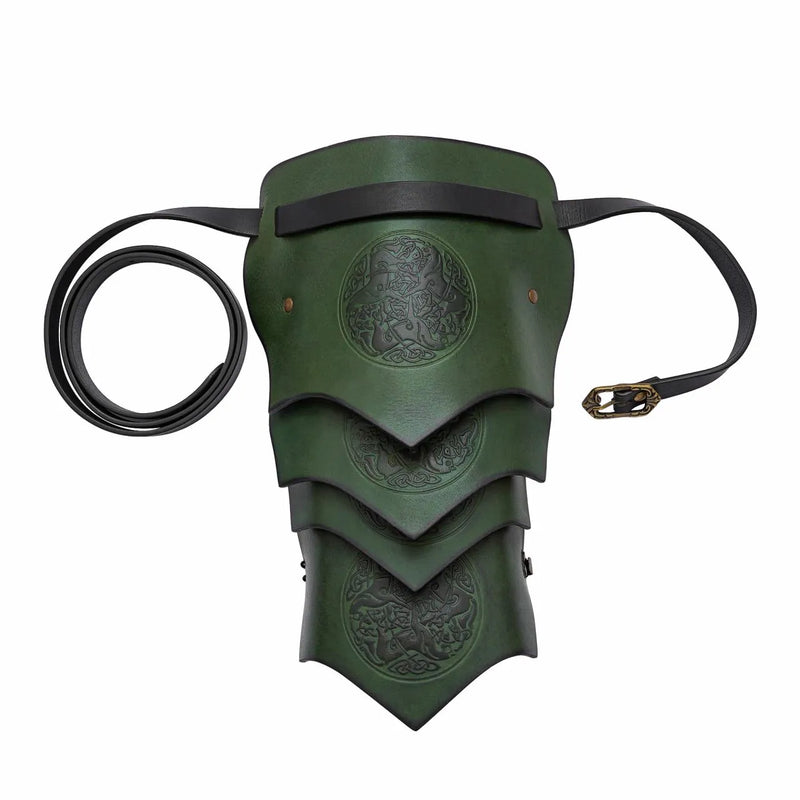 Leather pauldron Epona