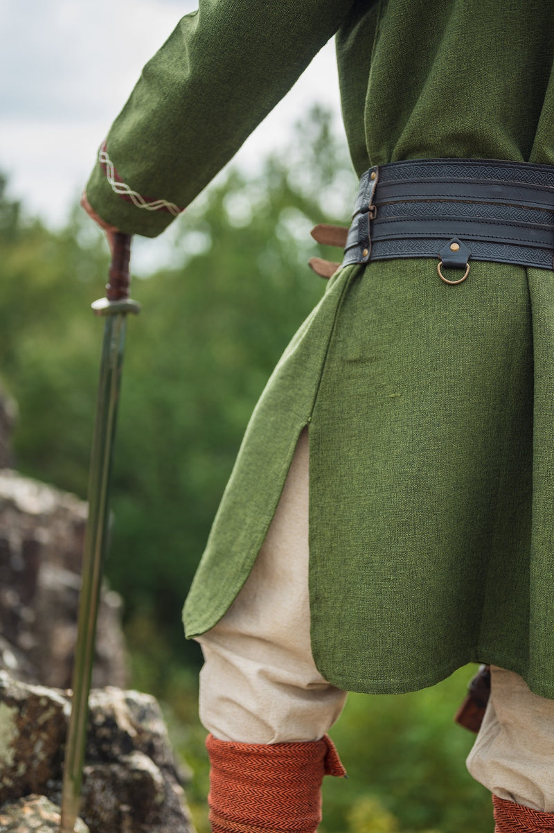 Viking Tunic Wolf Fenrir, Green