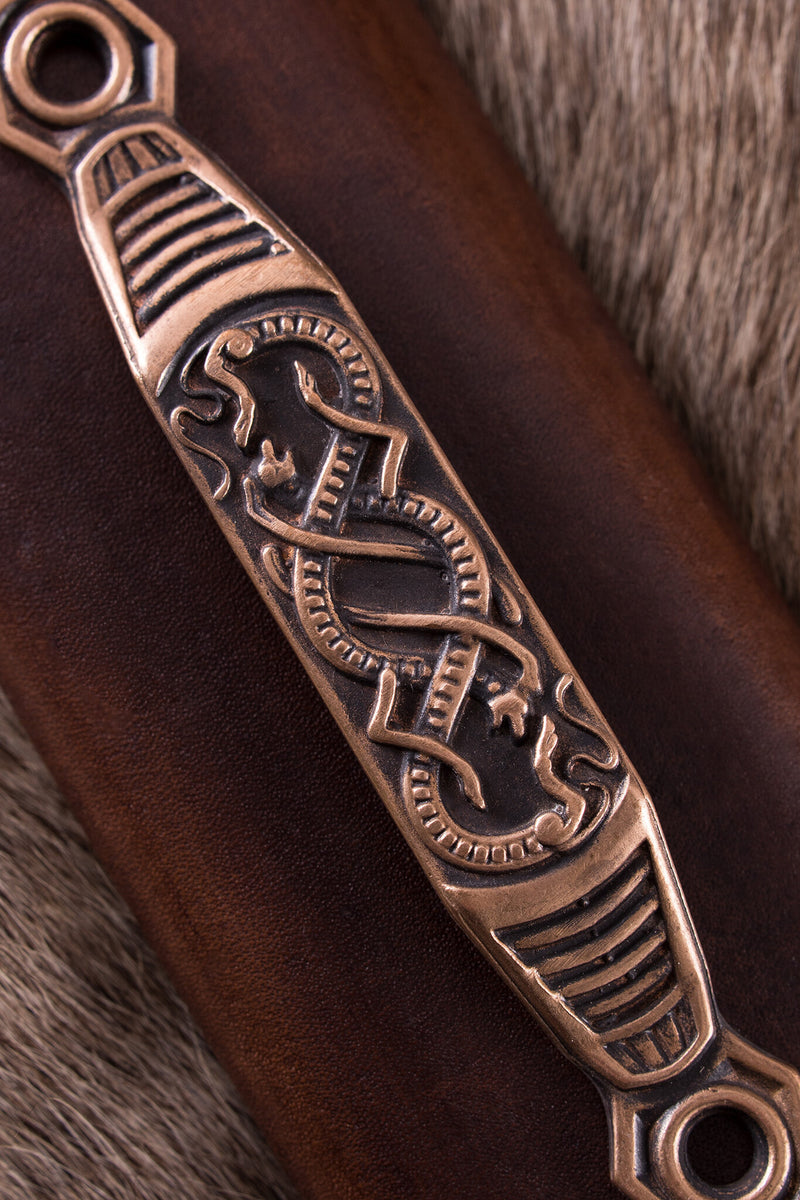 Riemlus met slangen voor zwaardschede