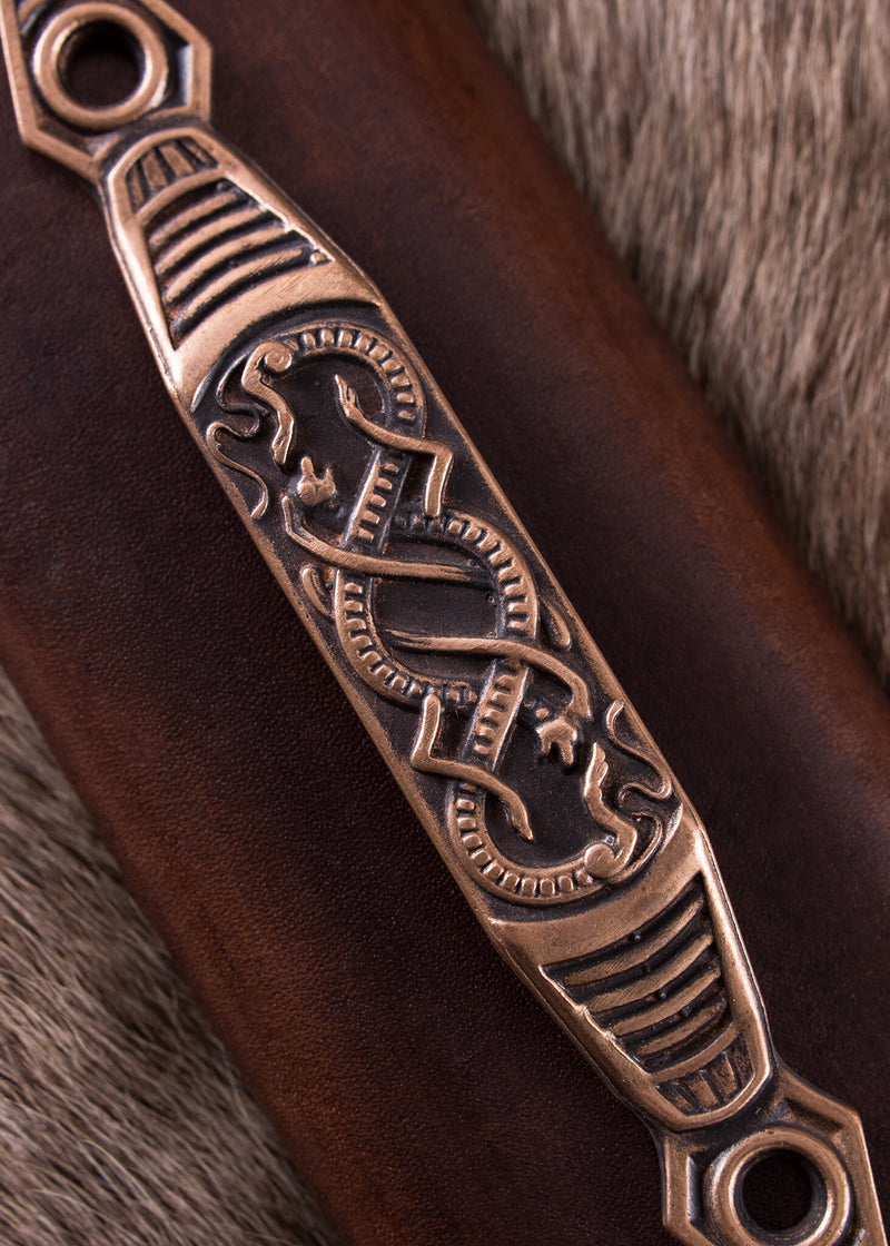 Boucle de ceinture avec serpents pour fourreau d'épée 