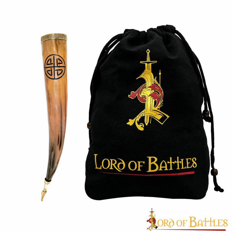 Corne à boire avec roue solaire, 300-500 ml 