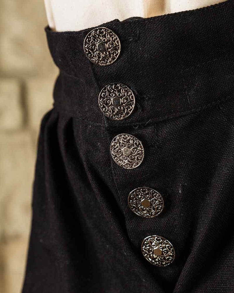 Tilly Renacimiento pantalones, negro 