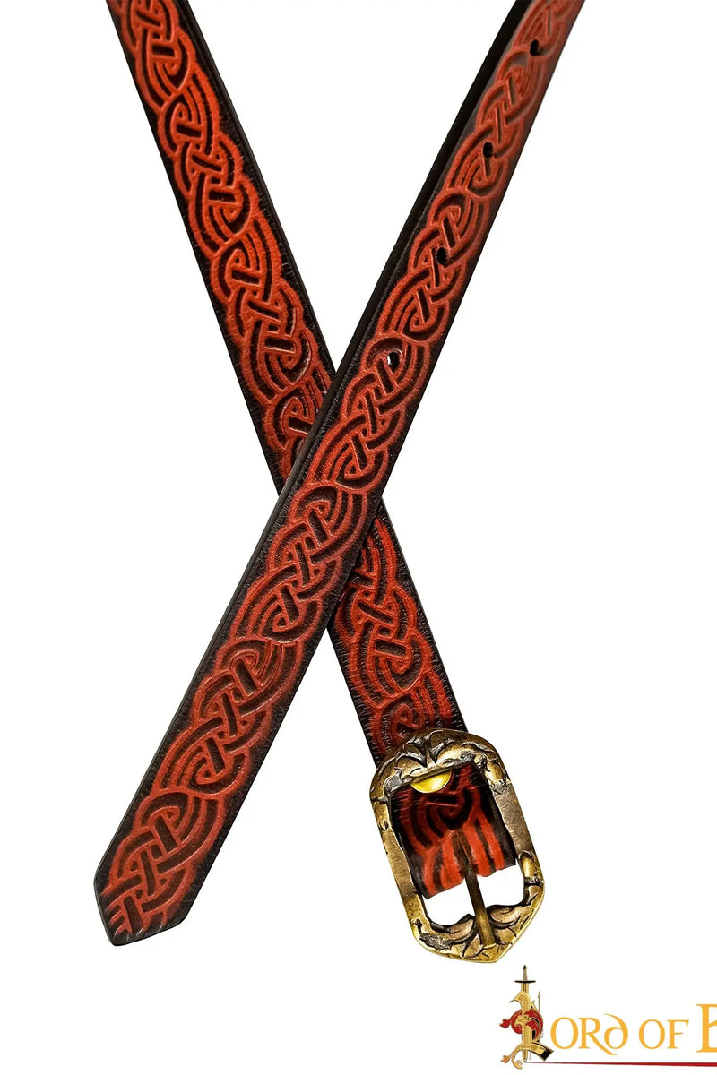 Celtic belt Maeve, 130 cm, brown