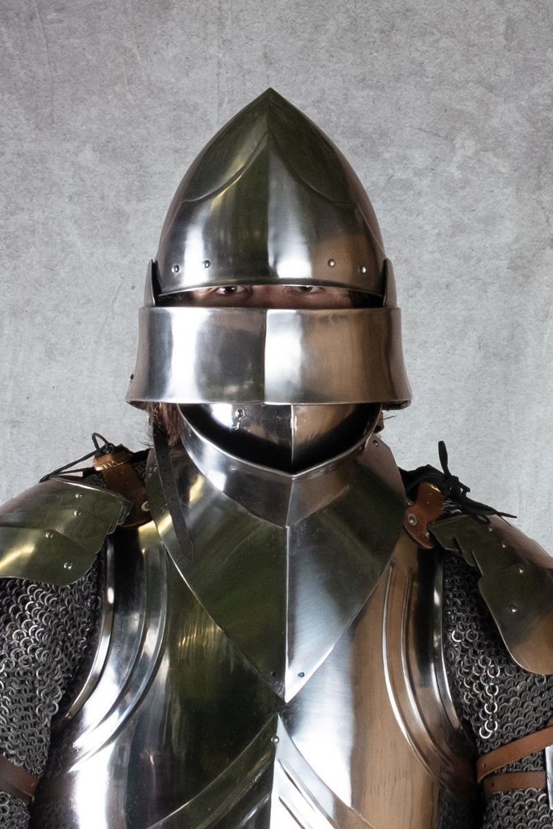 Coventry sallet, 2 mm (battle-ready)