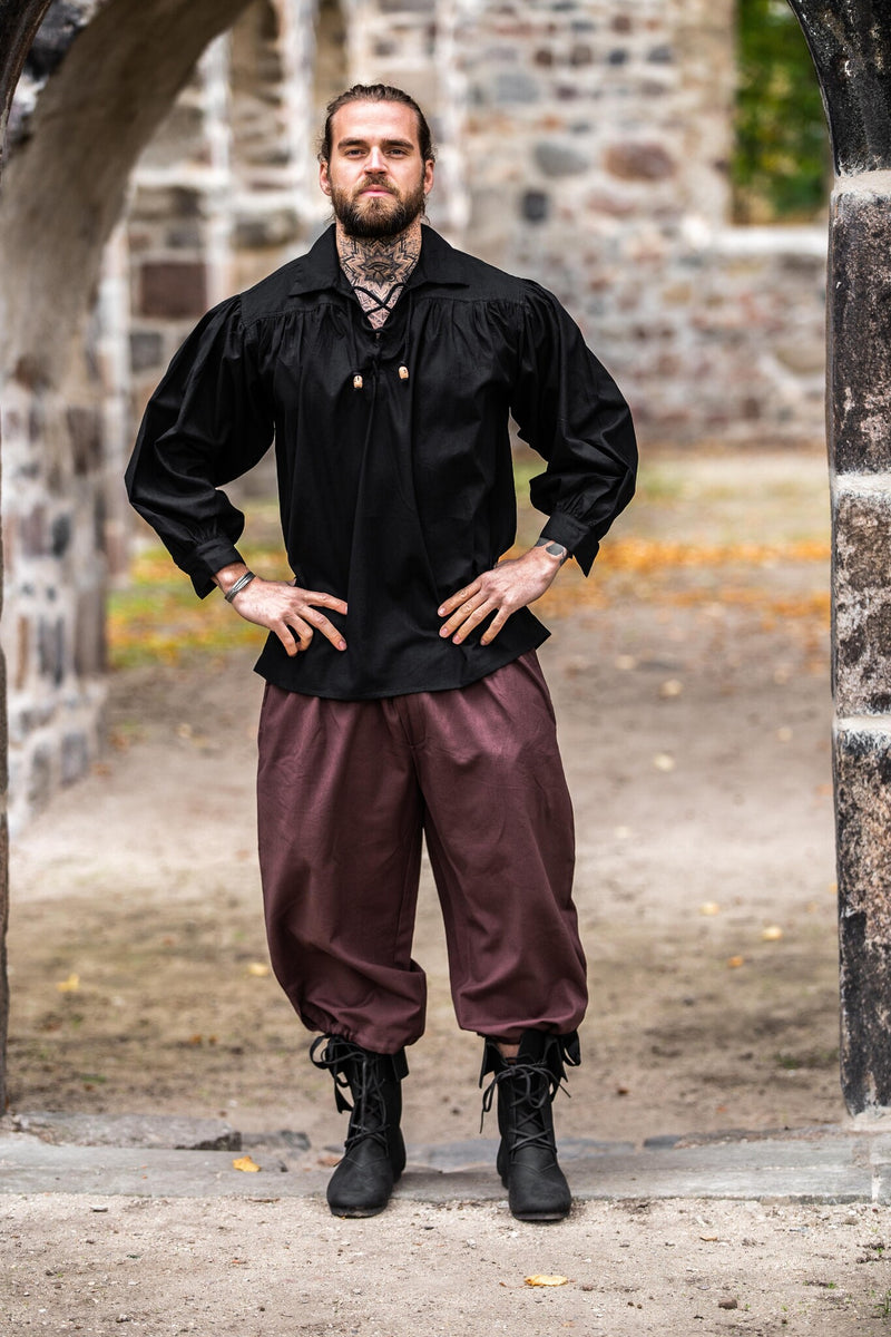 Driekwartsbroek, bruin