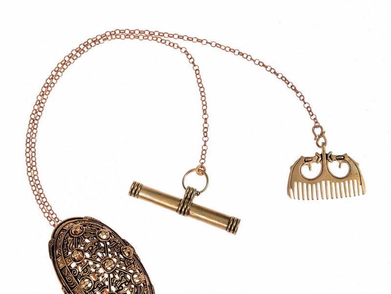 Collana vichinga, bronzo argentato 