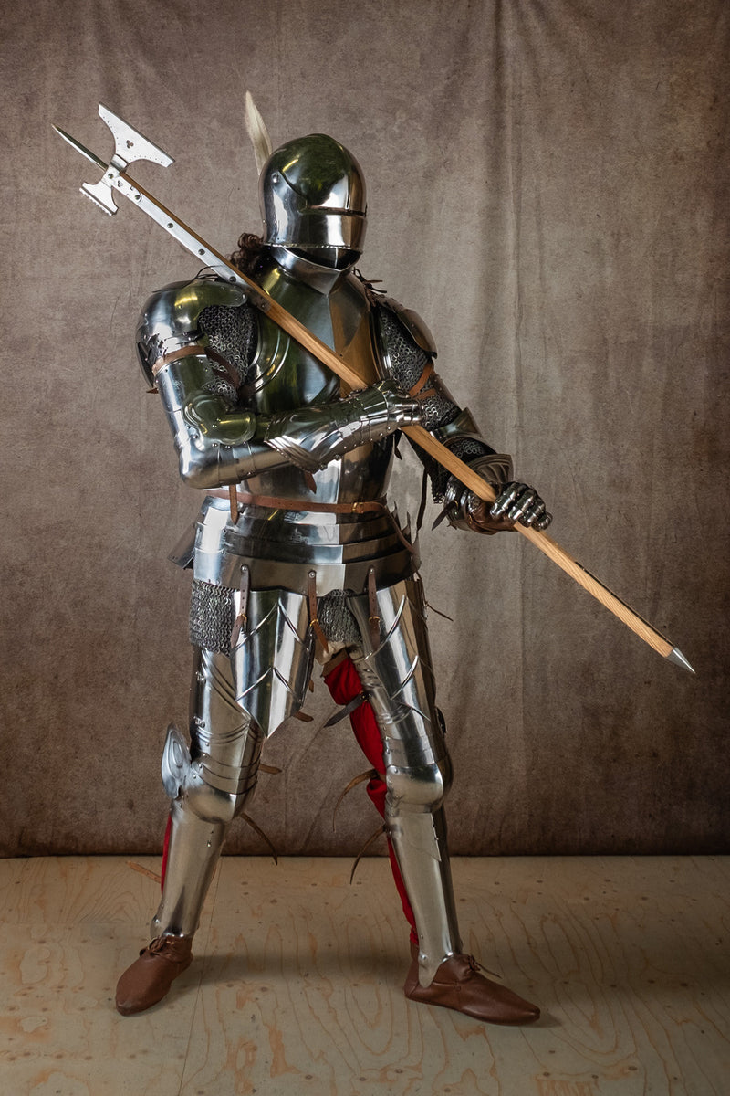 Gothic leg armor (1460–1500), 1.6 mm