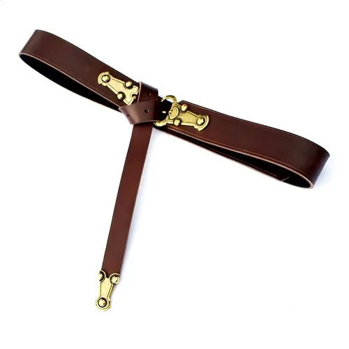 Germaanse riem, 6e eeuws, bruin