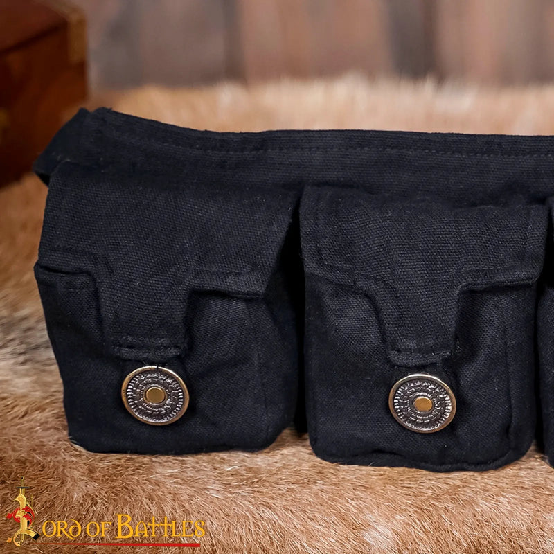 Avonturierstas Eldric, zwart