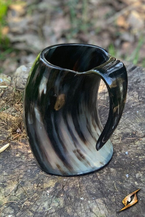 Viking horn cup Vegvisir light, 500-650 ml