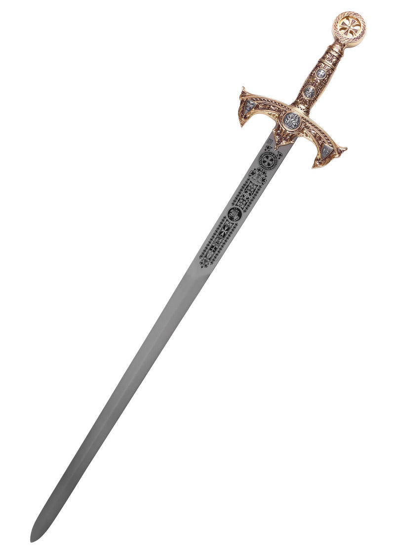 Épée des Templiers, semi-affûtée 